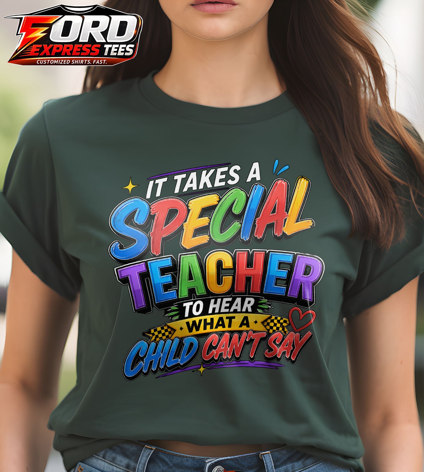 Autism Awareness Teacher Graphic Tee