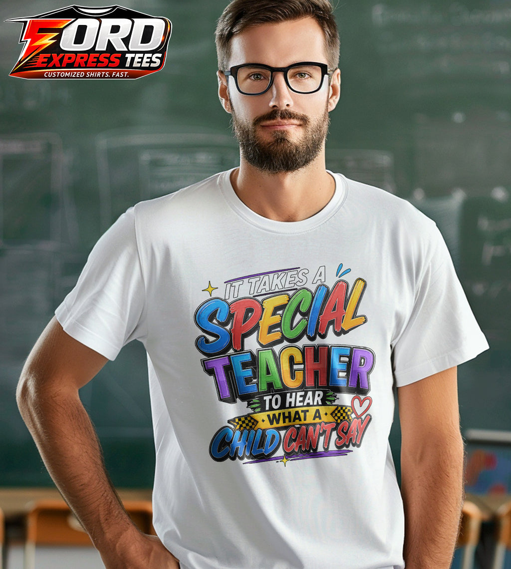 Autism Awareness Teacher Graphic Tee