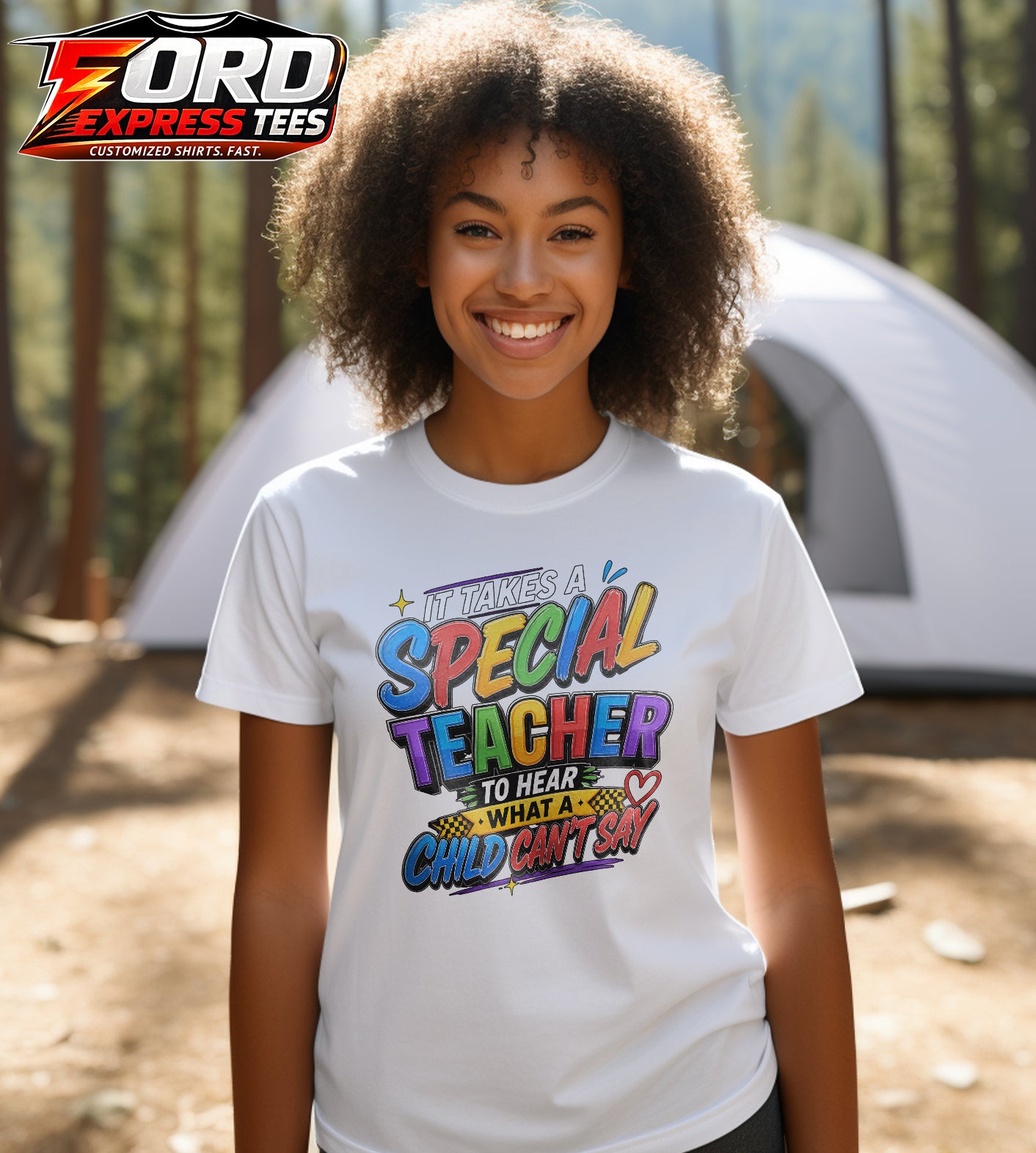 Autism Awareness Teacher Graphic Tee