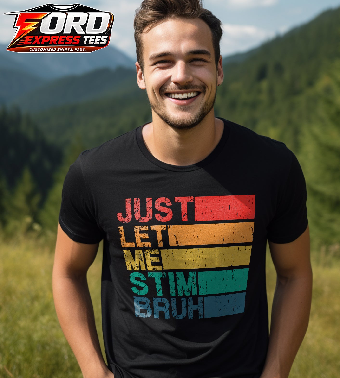 Just Let Me Stim Graphic Tee