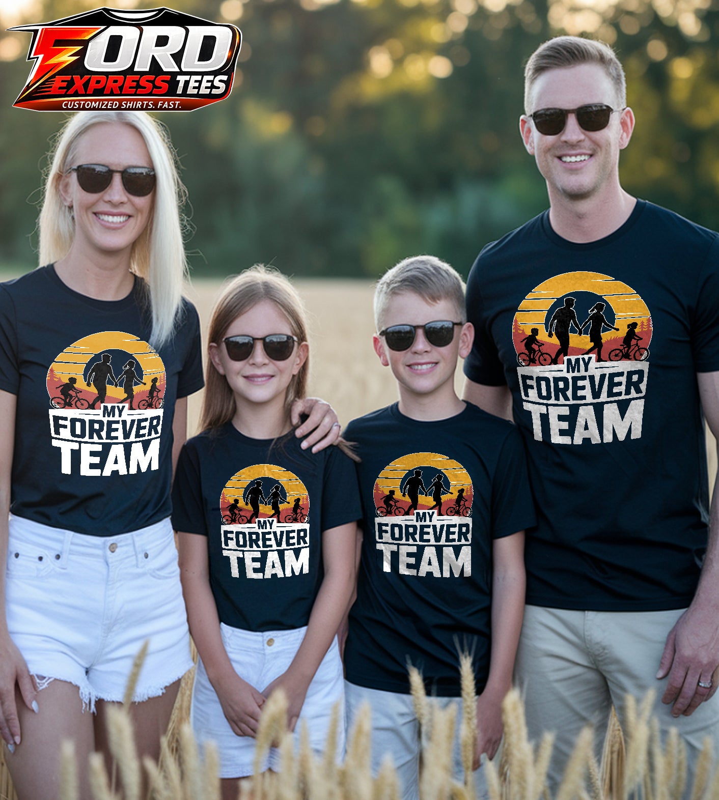 My Forever Team Family Graphic Tee
