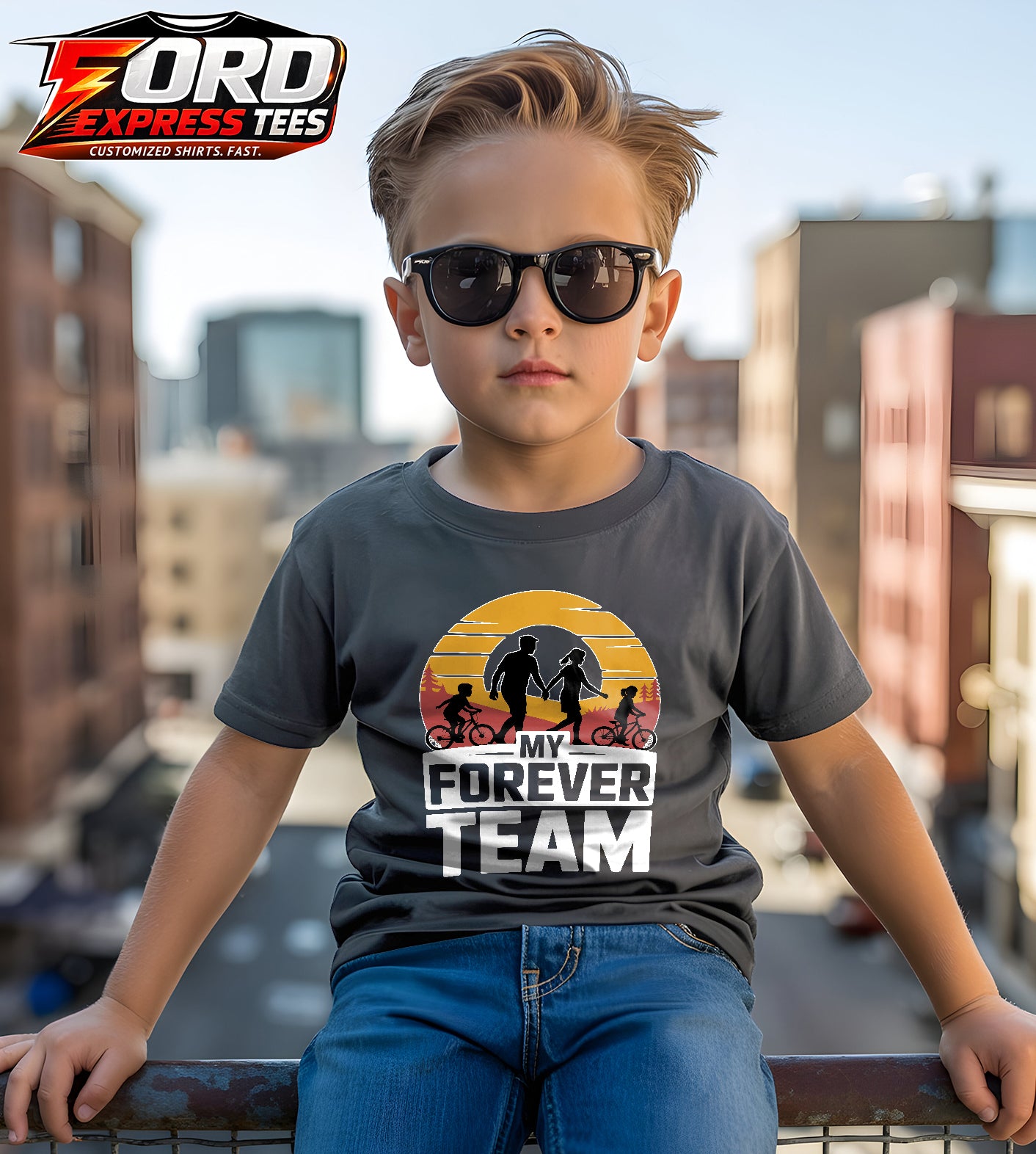 My Forever Team Family Graphic Tee