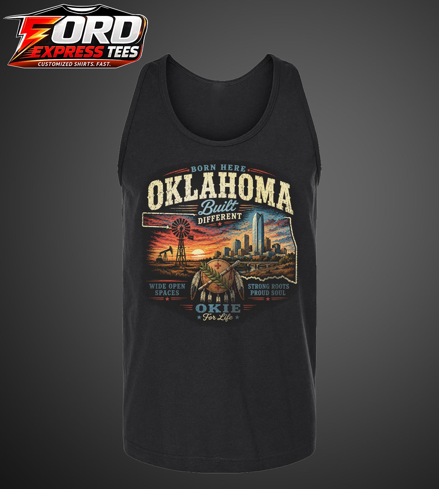 Oklahoma Proud Graphic Tank