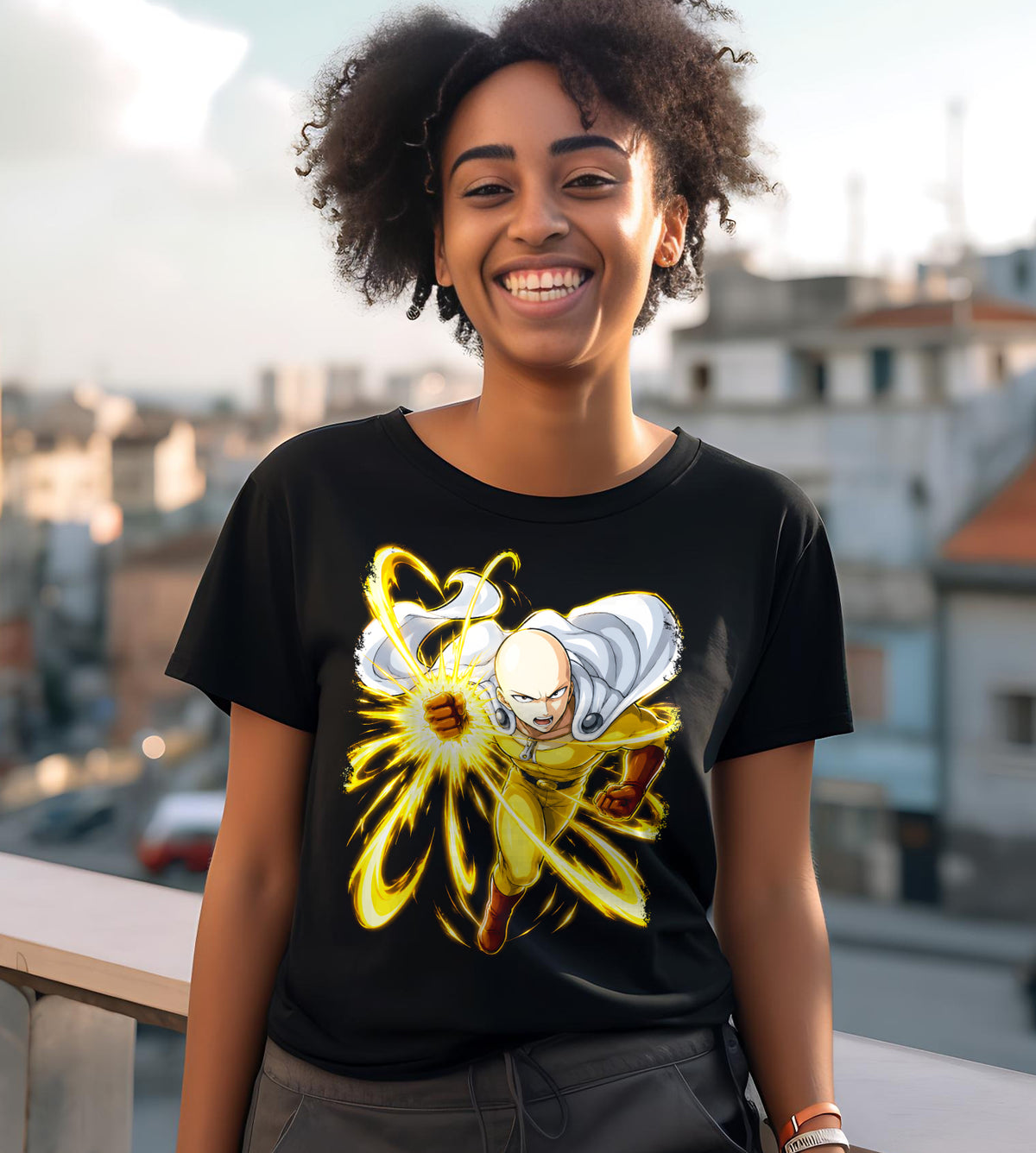 One Punch Man Anime Graphic Tee