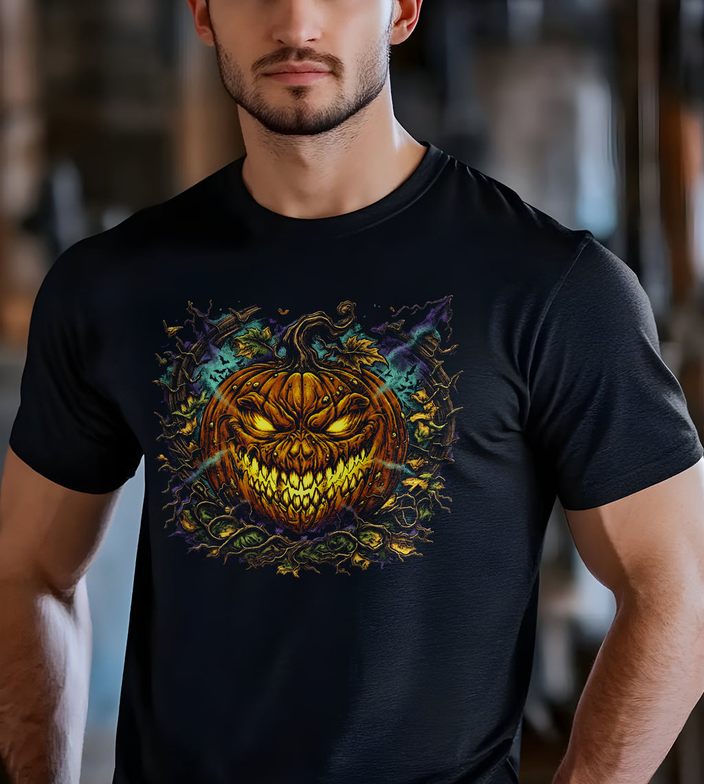 Pumpkin Burst Halloween Graphic Tee