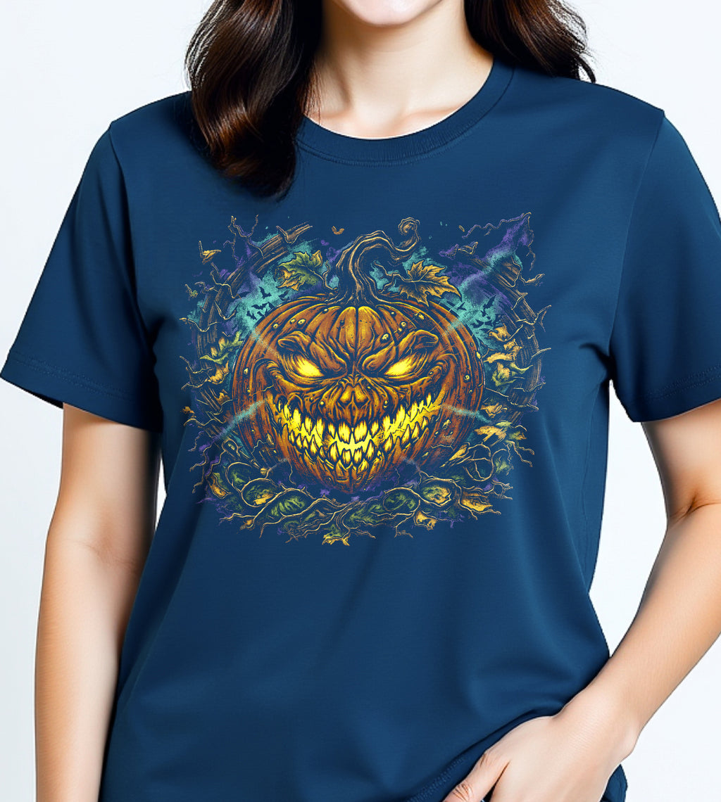 Pumpkin Burst Halloween Graphic Tee