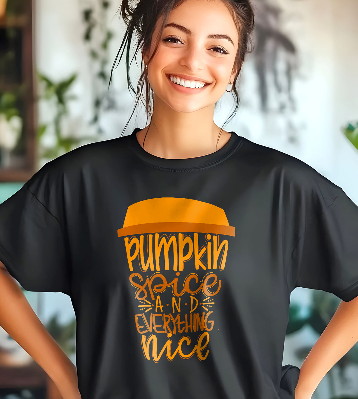 Pumpkin Spice and Everything Nice Fall Graphic Tee