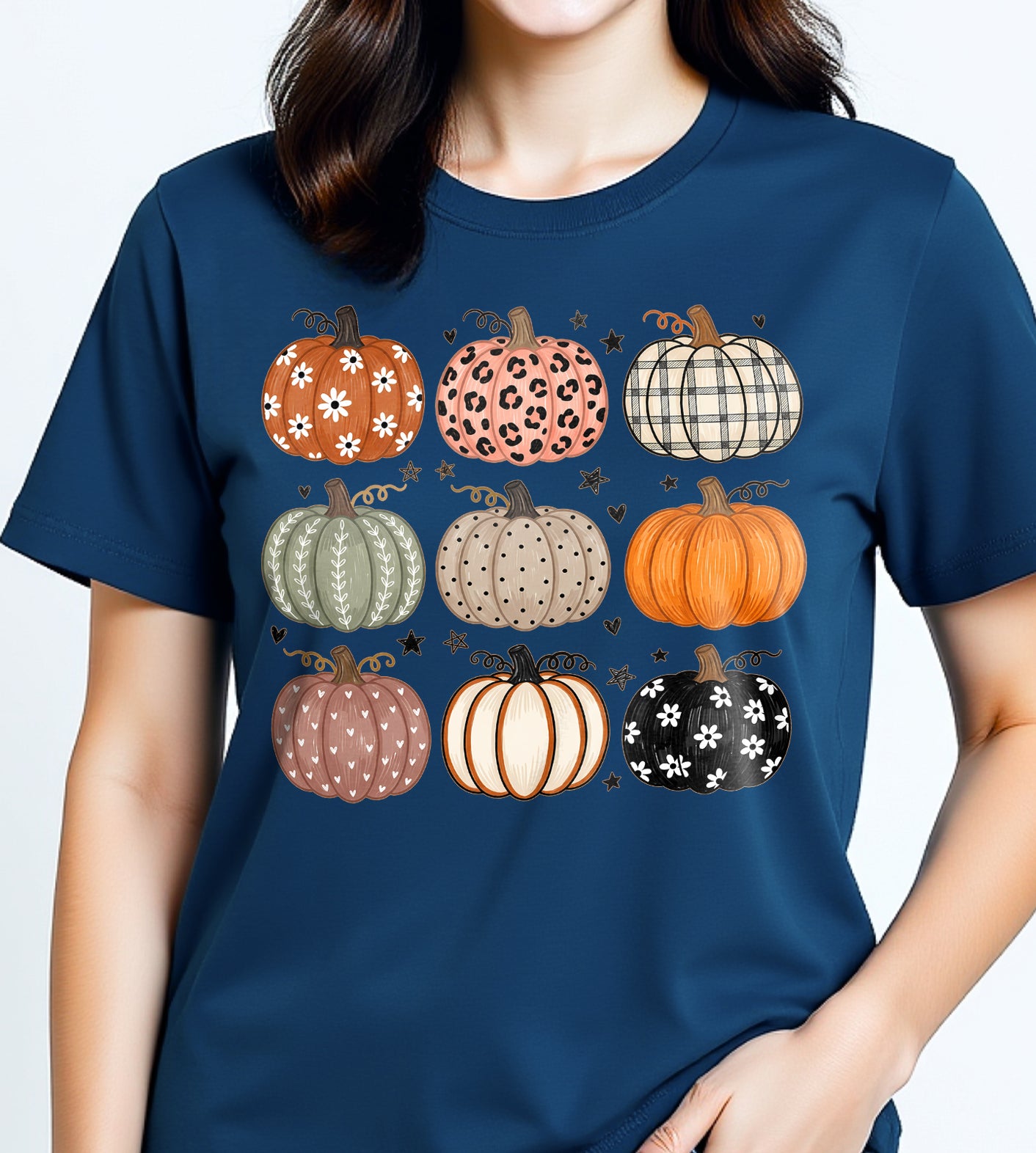Pumpkins Boho Fall Graphic Tee