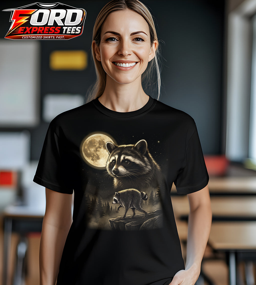 Raccoon Jimothy Moonlight Graphic Tee