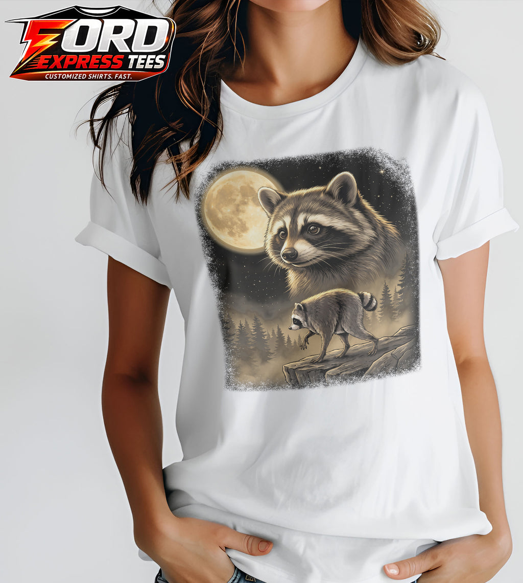 Raccoon Jimothy Moonlight Graphic Tee