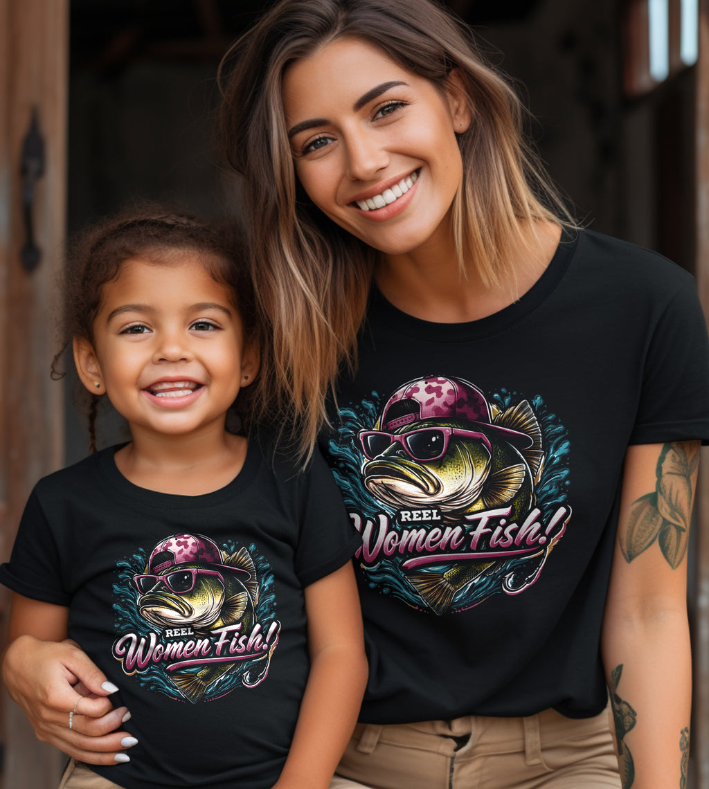 Reel Women Fish Graphic Tee