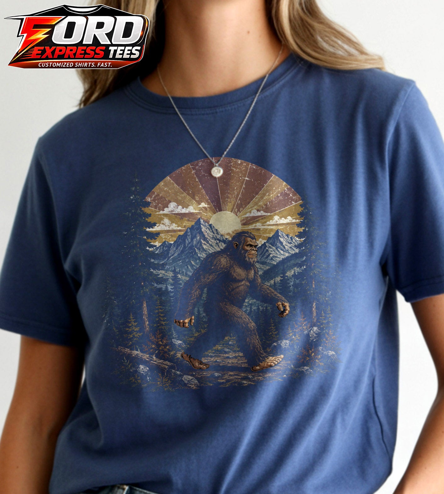 Sasquatch Vintage Graphic Tee