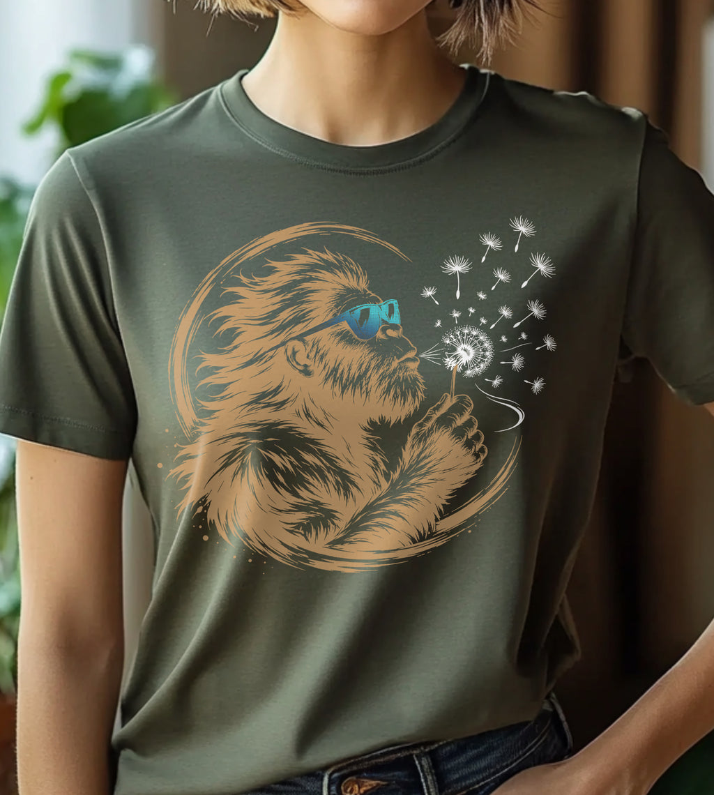 Sasquatch Dandylion Graphic Tee
