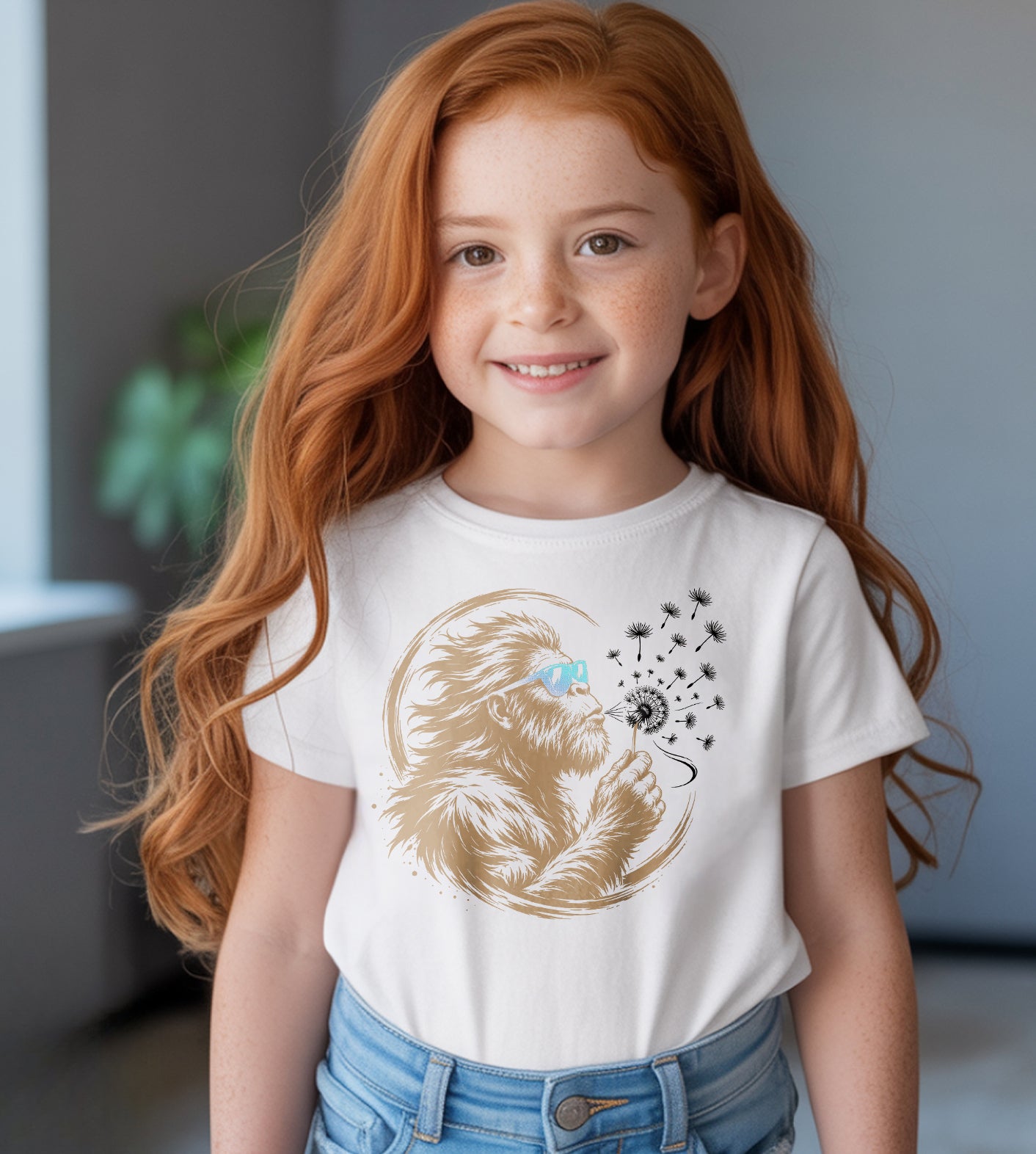 Sasquatch Dandylion Graphic Tee