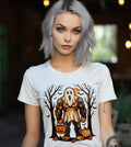 Sasquatch Trick or Treating Halloween Graphic Tee
