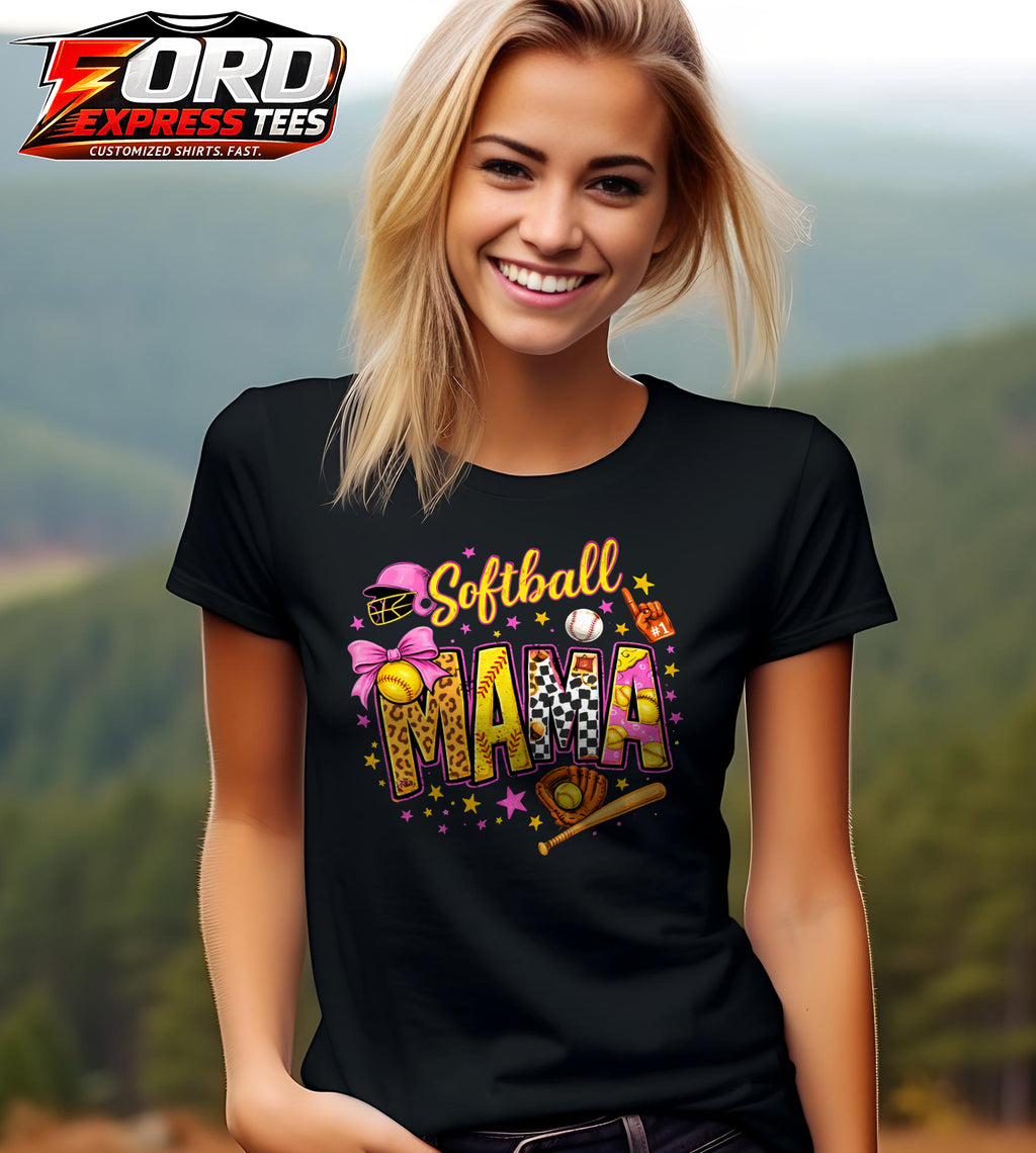 Softball Mama Graphic Tee