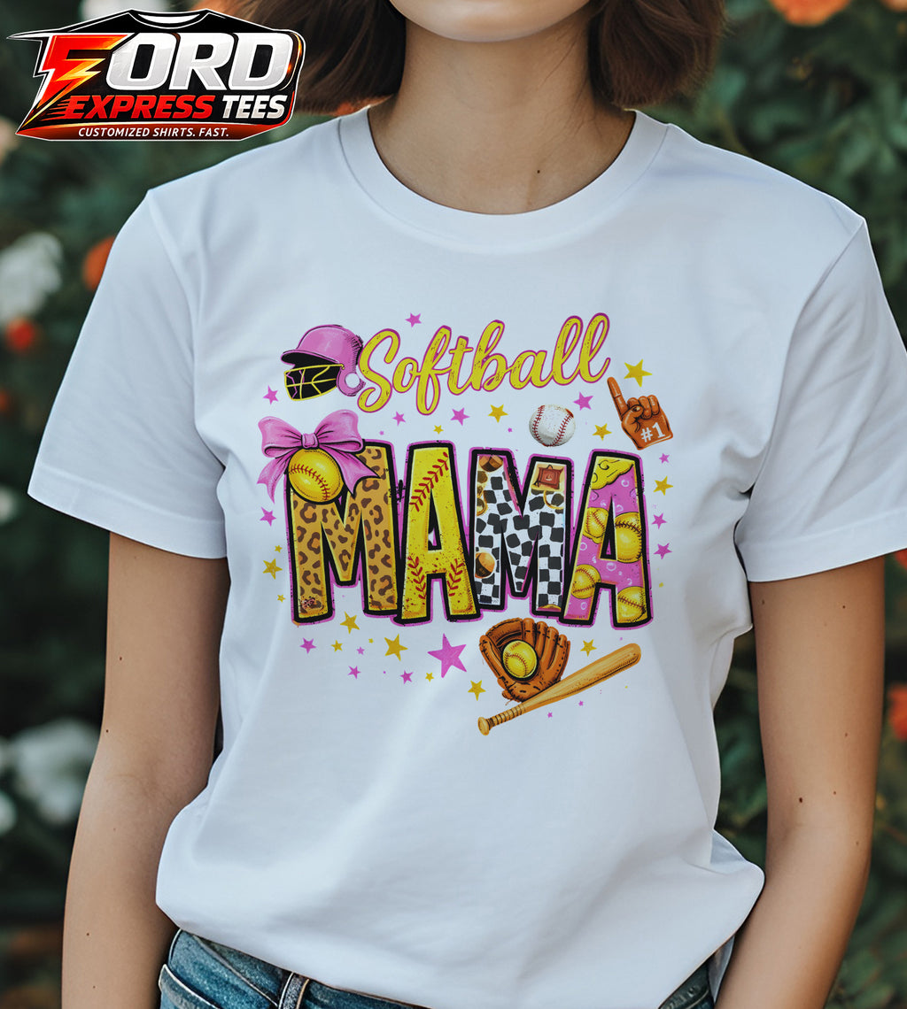 Softball Mama Graphic Tee