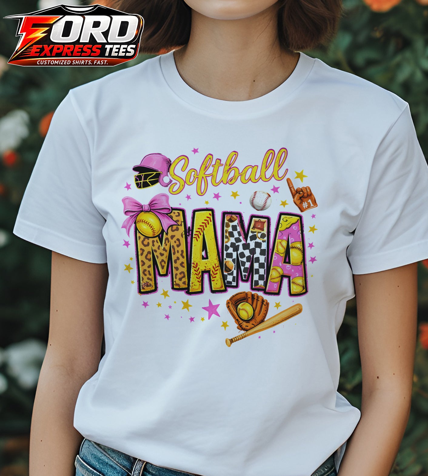 Softball Mama Graphic Tee