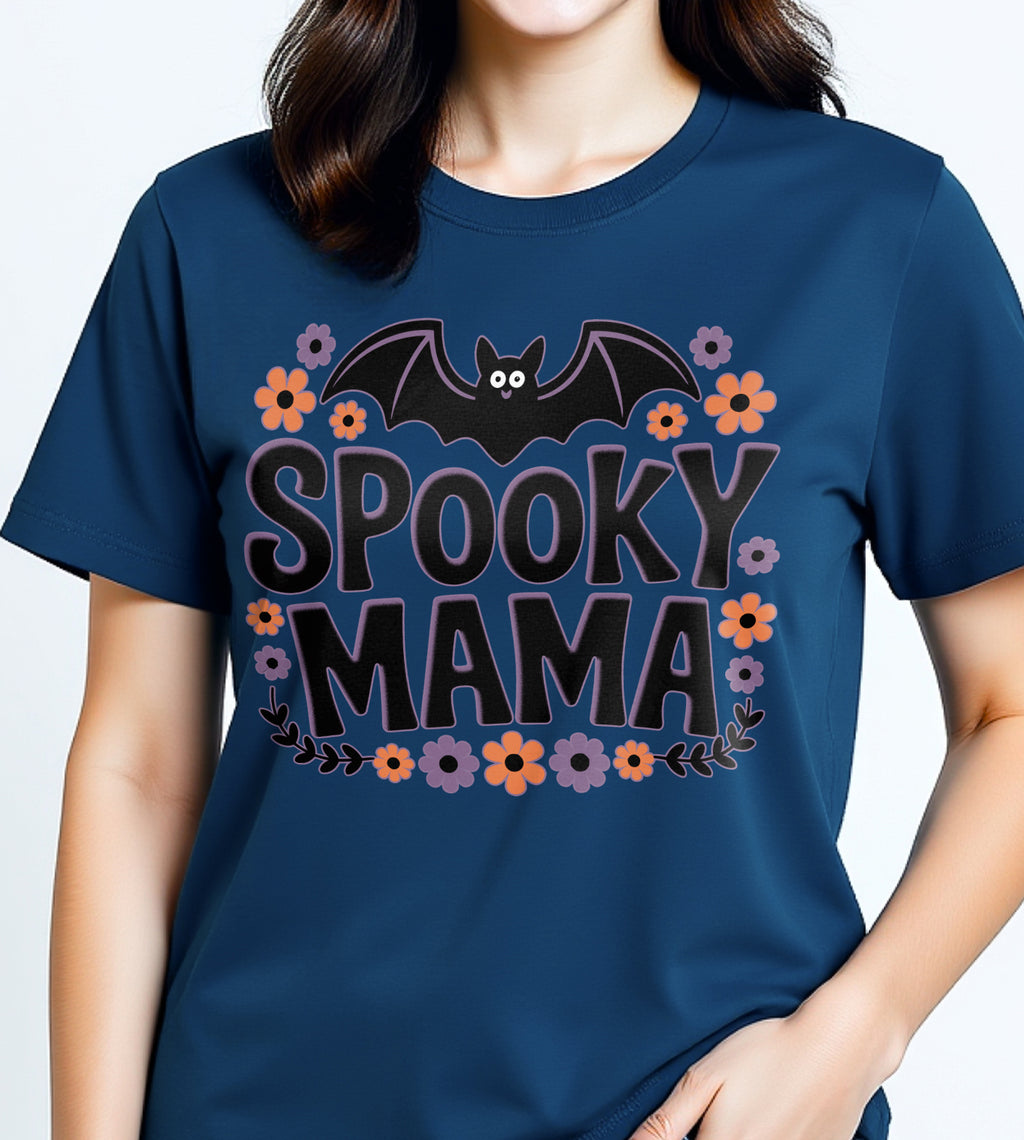 Spooky Mama Halloween Fall Graphic Tee
