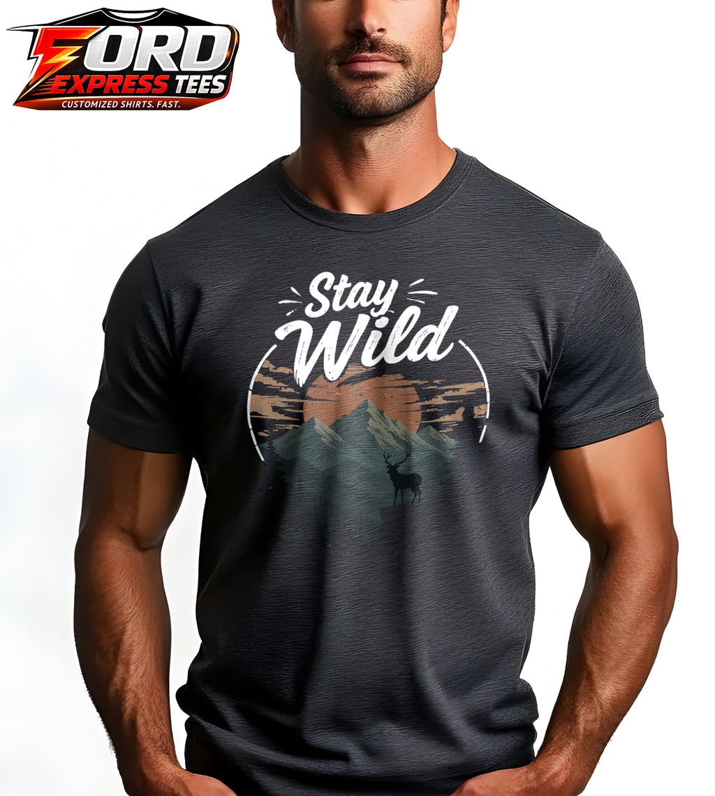 Stay Wild Hiking Graphic Tee