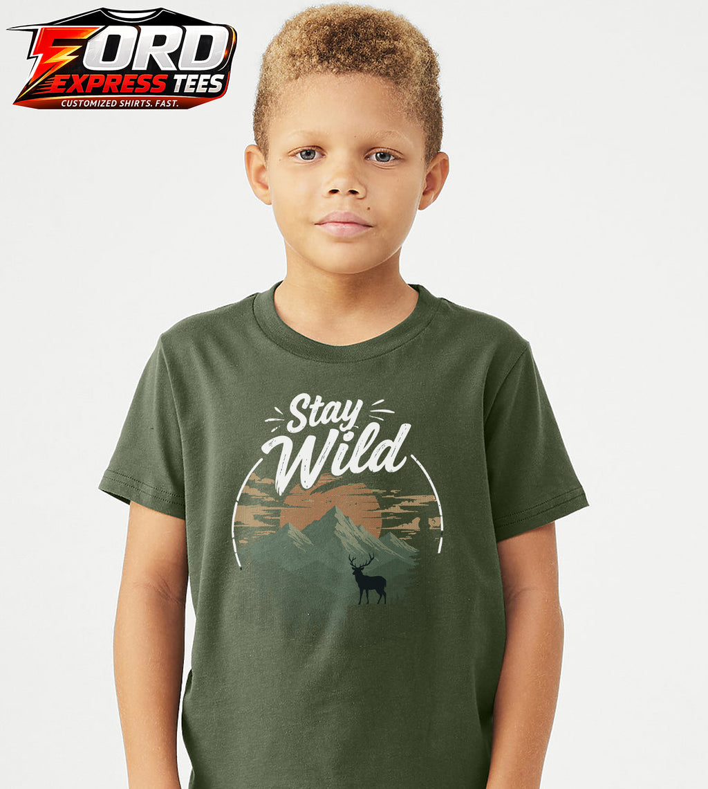 Stay Wild Hiking Graphic Tee