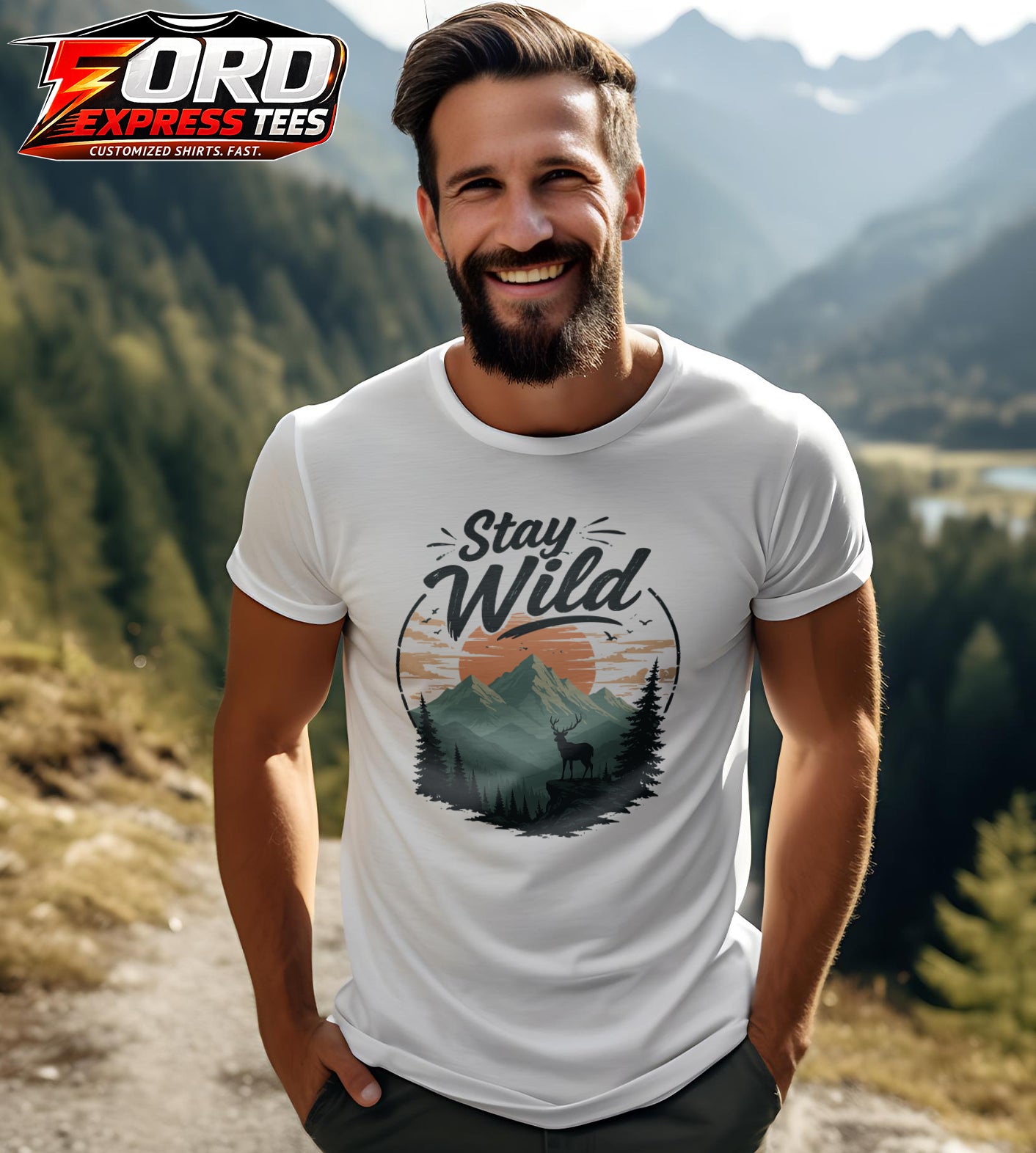 Stay Wild Hiking Graphic Tee