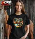 Teach Love Inspire Teacher Graphic Tee