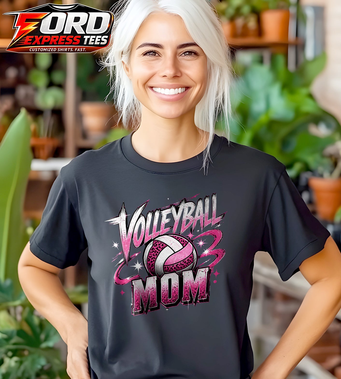 Volleyball Mom Graphic Tee