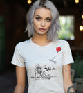 Well Shit Skeleton Halloween Funny Graphic Tee
